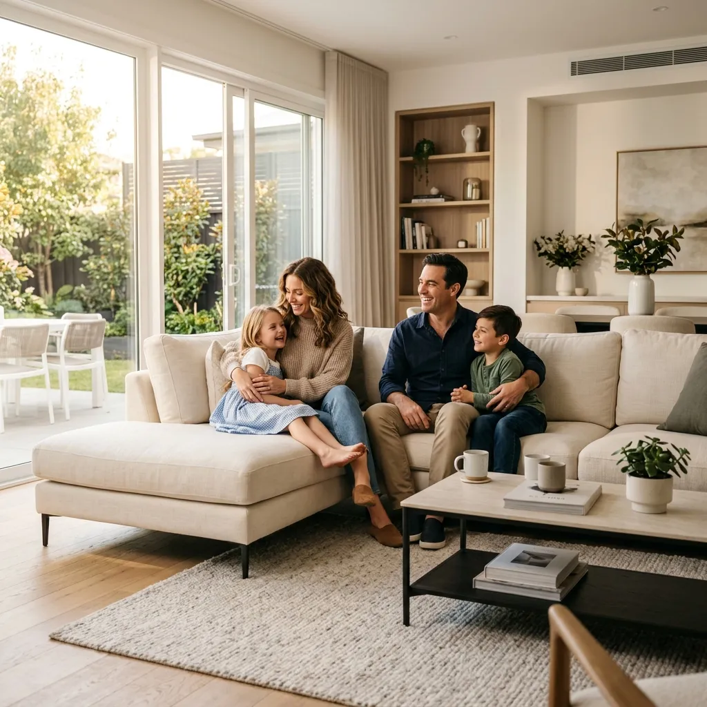 Familia segura en casa
